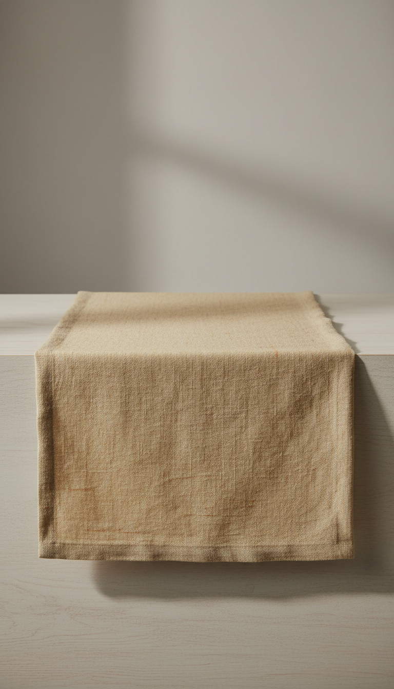 Scandinavian-Inspired Linen Runner